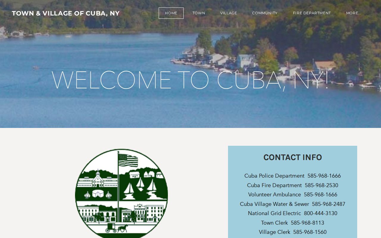 Allegany County Cuba criminal records official municipal portal
